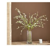 115CM flor de sauce de nieve Artificial Pastoral rama grande planta Artificial DIY decoración del hogar flores artificiales florales - details 5