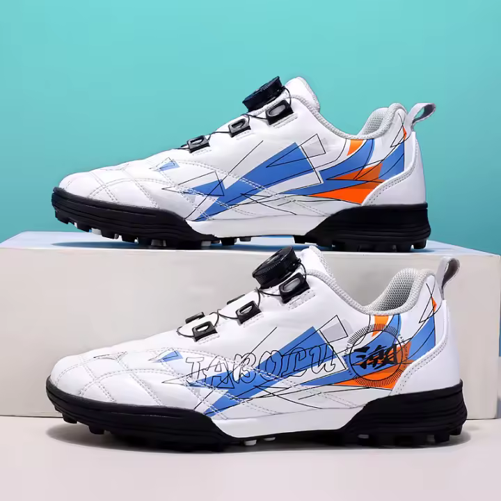 Zapatos de fútbol de marca para niños, zapatillas de fútbol antideslizantes para entrenamiento de campo de césped, tenis de fútbol, ​​zapatillas de fútbol a la moda para niños - 1