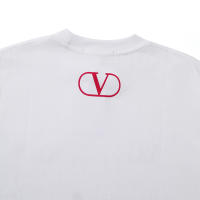 Nueva colección de verano con logotipo impreso frontal, camiseta deportiva de algodón puro con cuello redondo para hombre, camisa informal de estilo básico para pareja - details 4