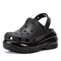 Cro Classic Mega Crush Clog - Sandalias Negeras para Mujer - Suela Crush Extra Gruesa - details 1