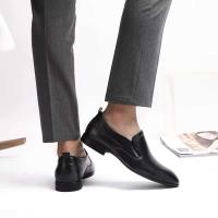 Zapatos de vestir de cuero genuino originales con forro de poliuretano para hombre, elevador de alta calidad, hechos a mano italianos, 2022 - details 7