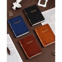 Diario de Notas Compacto de Oro Caliente Vintage A6A7 Carcasa Dura de Cuero PU Portátil para Escuela y Oficina - details 2