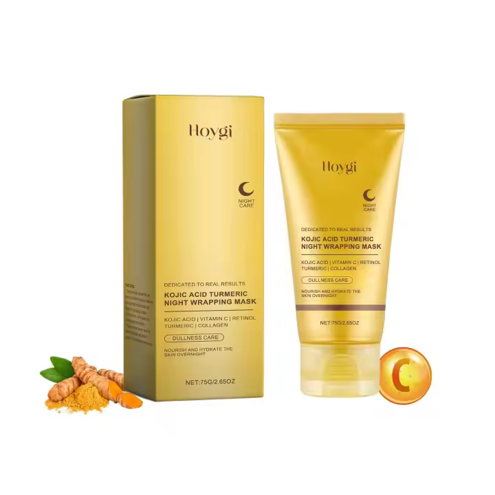 La mascarilla facial de colágeno de cúrcuma puede reponer el agua, aclarar la oscuridad, apretar los poros, rasgar, nutrir y - 1