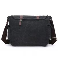 Bolsos de mensajero de negocios para hombres, bolso de hombro vintage, paquete cruzado de lona, bolso de viaje de oficina informal Retro - details 2