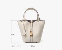 Nueva Moda Textura Bucket Bag, Cesta Vegetal Bolsos de Mujer, Bolso de Cuero, Nueva Boda Bolsas Premium - details 15
