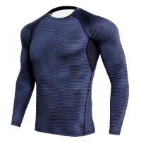 Camiseta térmica con estampado 3D para hombre, ropa interior deportiva, secado rápido, pijamas, blusas - details 6