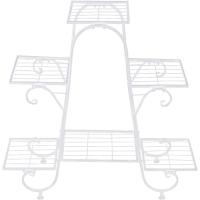 Soporte de Hierro para Plantas Estantería de 6 Niveles para Macetas Decoración de Flores para Exterior e Interior Muebles y Organización - details 13
