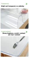 ✨4-12 Seater✨PVC Tablecloth Transparent Rectangular Heat Resistant Waterproof soft glass Table cover - details 11