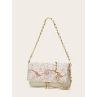 Bolso bandolera cuadrado pequeño con cadena y bordado estilo chino de diseño de nicho nuevo para mujer 2025 - details 2