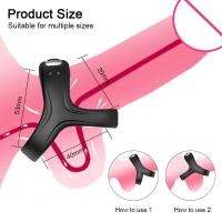 Anillo vibrador Leten para hombre, anillos para retrasar la eyaculación, anillo para parejas, Juguetes sexuales para adultos, masturbador masculino - details 3