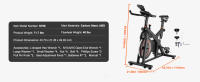 SucceBuy Bicicleta estática - Resistencia magnética ajustable para cardio en casa, bicicleta estacionaria con resistencia magnética - details 6