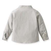 Camisas de manga larga para niños, prendas de vestir exteriores guapos, chaquetas casuales de color caramelo, camisas de estilo universitario para niños, Primavera - details 30