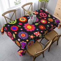 Mantel rectangular Hippie wer para fiesta, manteles impermeables para mesa de comedor, cocina, decoración del hogar - details 100