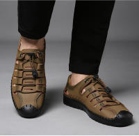 Masculino2025Nuevas Sandalias de Playa Antideslizantes Huecas Casuales para Hombres de Verano - details 1