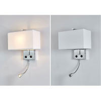 Moder-luces de pared con interruptor, lámpara de lectura LED de cuello de cisne, accesorio de lámpara blanco y negro, iluminación de pasillo, luminaria de arte, Wandlamp - details 4