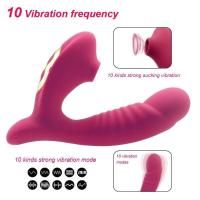 Embalaje privado Vibrador de succión de vagina sexy 10 velocidades Vibración Succión oral Estimulación del clítoris Masturbación femenina Juguetes sexuales eróticos para adultos - details 1