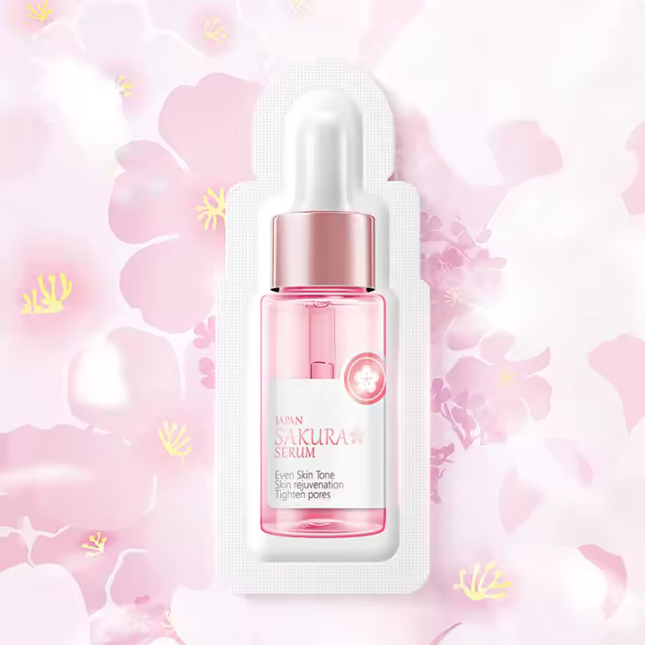 Suero facial blanqueador Sakura, antienvejecimiento, líneas finas, aprieta los poros, mejora el pigmento de melanina, crema hidratante opaca, ilumina el cuidado de la piel - 1