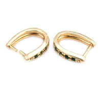 Colgantes de latón de Color dorado de 18K, conectores, cierres de Clip a presión, joyería Diy de alta calidad, accesorios para collares para mujer - details 30