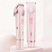 Afeitadoras eléctricas 3 en 1 de doble cabezal para mujer, suavizan la cara sedosa húmeda/seca, áreas privadas del cuerpo, depiladora indolora impermeable IPX7 - details 4