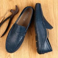 Zapatos Informales de Verano para Hombre Mocasines de Cuero con Transpirabilidad sin Cordones - details 9