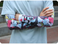 Mangas de brazo deportivas de seda de hielo, licra, tatuaje, manguito de protección UV transpirable, correr al aire libre, ciclismo, Fitness, manga de brazo de secado rápido - details 13