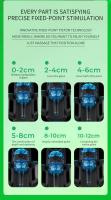 Embalaje privado Sexy THRUSTING-King 12cm 6 segmentos Masturbador masculino telescópico de punto fijo One-Key Burst Masturbación Cup Trainer Juguetes sexuales para - details 11