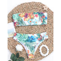 Bikini sexy impreso, comercio exterior, moda mujer, traje de baño de poliéster dividido - details 28