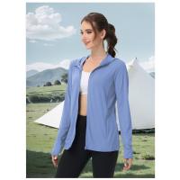 Ropa de protección solar de verano para mujer, ropa de mujer de gran tamaño, chaqueta fina, protección UV, mangas largas al aire libre - details 3