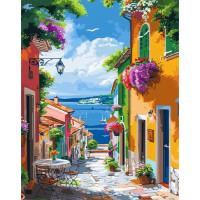 Ruopoty-pintura acrílica por números para adultos, kit de decoración de pared para el hogar, manualidades de regalo, casa colorida - details 0