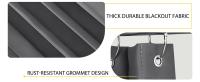 RYBHOME-cortinas opacas para puerta de estilo acordeño, divisor de habitación para sala de estar, baño y dormitorio - details 1