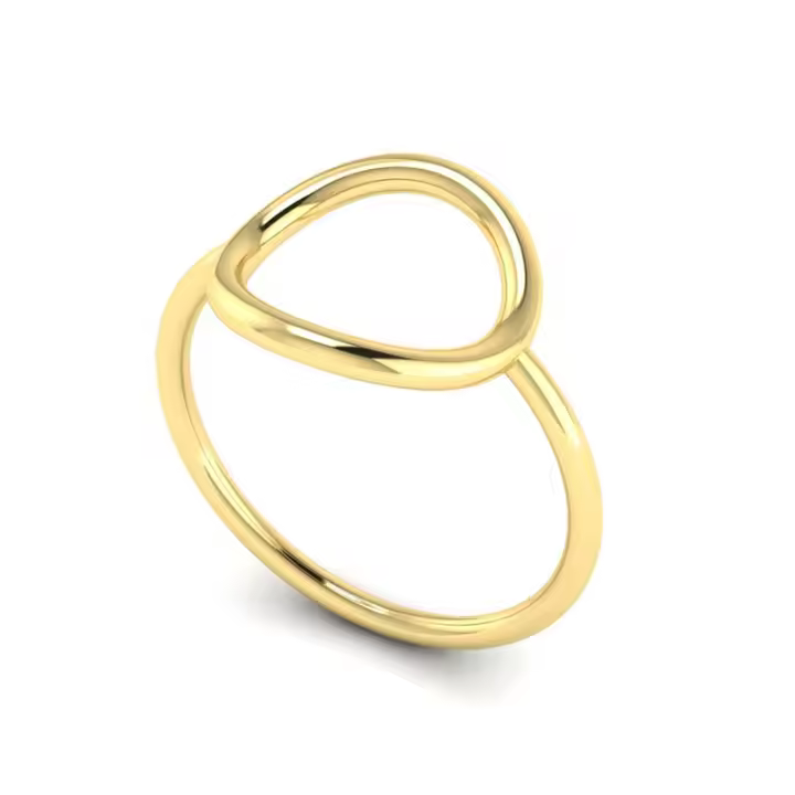 Anillo de acero inoxidable para mujer, joyería de lujo, anillo de estado de ángel - 1
