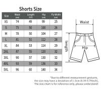 Nueva moda urbana, pantalones cortos cómodos de ocio con impresión 3D de secado rápido para hombres, transpirables, absorbentes del sudor - details 1