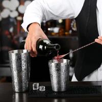 Lata Boston de acero inoxidable con cola grabada, coctelera Martini, mezclador de bebidas, kits profesionales de barman - details 1