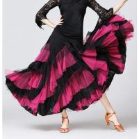 Elegante Vestido de Baile de Salón Moderno Vestido Corto con Bailout de Vals 6 Colores Disponibles - details 29