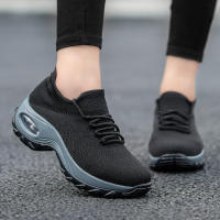 Zapatos de mujer de gran tamaño nuevos zapatos deportivos zapatos de calcetines tejidos voladores de las mujeres zapatos mecedores zapatos casuales para correr - details 8