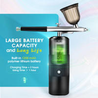 Mini inyector de oxígeno Nano, pulverizador de niebla, Kit de compresor de aire para arte de tatuaje de uñas, decoración de belleza, aerógrafo, pistola de pulverización de pintura - details 4