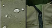 Chaqueta con Capucha Táctica para Hombres Abrigo Suave y Grueso a Prueba de Agua y Viento - details 7