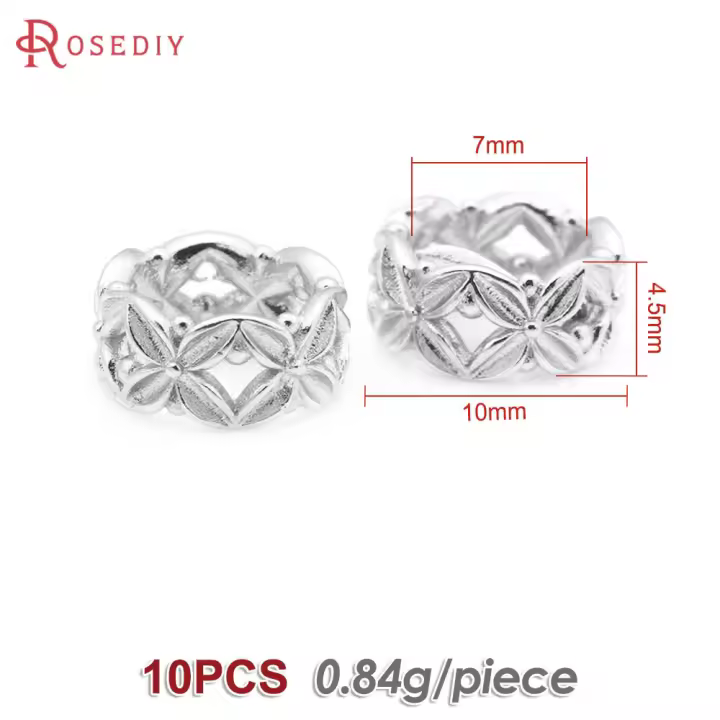 Cuentas de Girasol de Metal de Alta Calidad Accesorios de Joyería DIY para Pulseras Hechas en China - 1