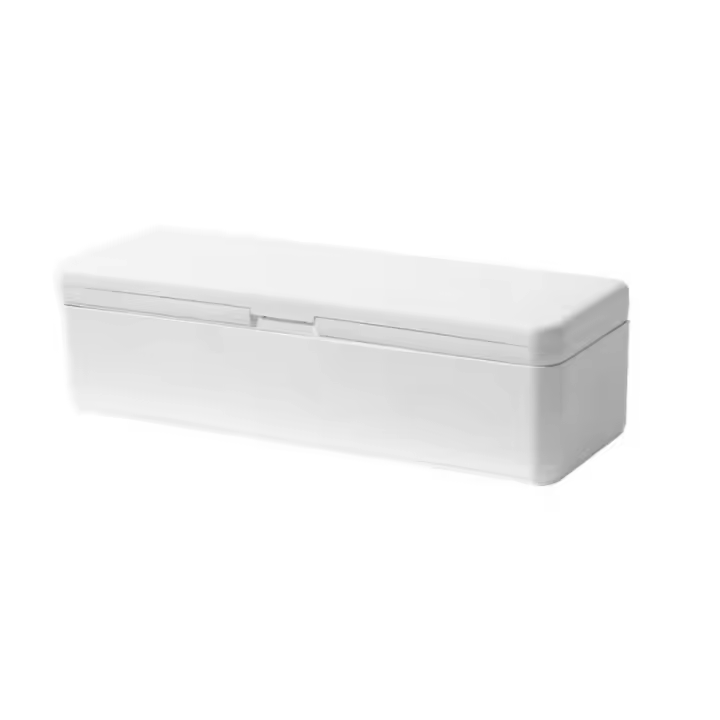 Caja de almacenamiento de batería de plástico duradero, prevención de caídas, resistente al desgaste, ahorro de espacio, caja de Cable de datos a prueba de fugas, viaje - 1