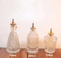 Botella de vidrio con tapa de acero inoxidable amarga para cóctel, 200 ml/150 ml/130 ml - details 12