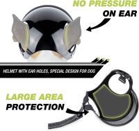 ATUBAN Small Pet Dog Helmet with Ear Hole Motorcycle Dog Helmet Multi-Sport Dog Hard Hat Outdoor Bike Doggy Cap for Dogs and Cat - details 4