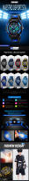 SKMEI-relojes deportivos para niños, pulsera militar impermeable con pantalla Dual, LED, resistente al agua, 1163 - details 0