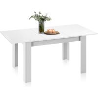 Mesa de Comedor Extensible Diseño Rectangular Danna Acabado en Blanco Artik y Roble Canadian - details 17