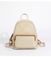 Bolso de moda casual versátil de color sólido, nueva mochila de viaje premium con cremallera, bolso de mujer de lujo ligero. - details 15