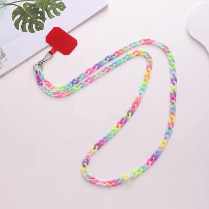 Cordón desmontable para el cuello para teléfono, hebilla de Metal, cadena para teléfono móvil, correa cruzada para teléfono móvil, collar con correa para teléfono inteligente, cordón para teléfono - 1