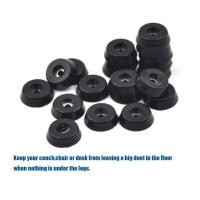 Protectores de suelo de goma para muebles, herramienta para muebles, almohadillas para patas, accesorios para pies, 18x15x5mm, 14x11x9mm, 11x9x6mm - details 3