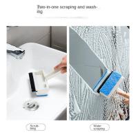 Limpiador de Ventanas de Vidrio Multifuncional Cepillo de Limpieza para Espejo, Baño, Pared - details 2