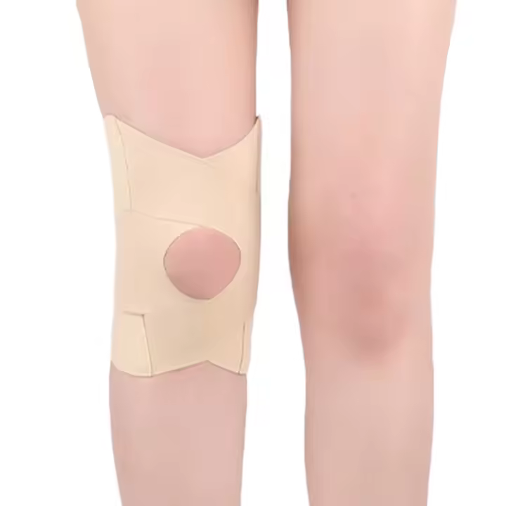 Rodillera de compresión con Protector de rótula, soporte de resorte, rodillera deportiva ultrafina, cómodo soporte profesional para rodilla, Fiteness - 1