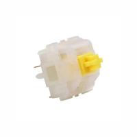 Gateron switches milky yellow pro red ear Lubed Switch SMD RGB mx stem switch for nical keyboard 5pin - details 4