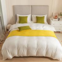 Carrileras Decorativas Para Cama con Patrón de Concha en Terciopelo Nuevo Diseño en Color Gris Rosa Amarillo Azul Verde Material Poliéster Hecho en China - details 17